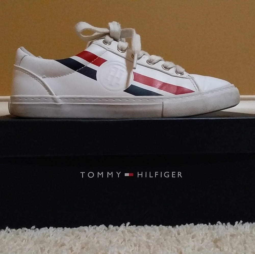 White sneakers